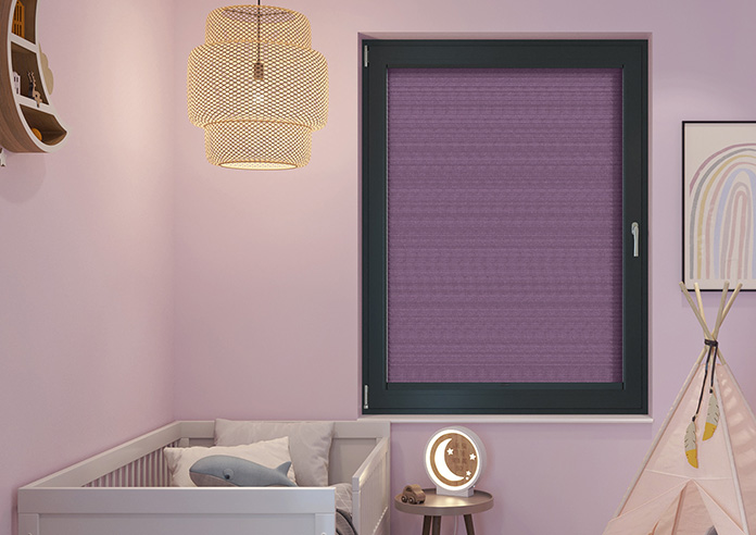 Obscura, Berry - Stick Fit Honeycomb Blind - Image 6